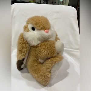 Vintage Chrisha Playful Plush Stuffed Animal Bunny Rabbit Long Ears Easter